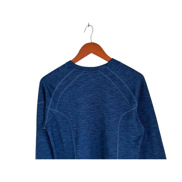 REI Mens Blue Long-Sleeve Performance Crewneck Shirt Polyester Blend Athletic Fi - Picture 5 of 7